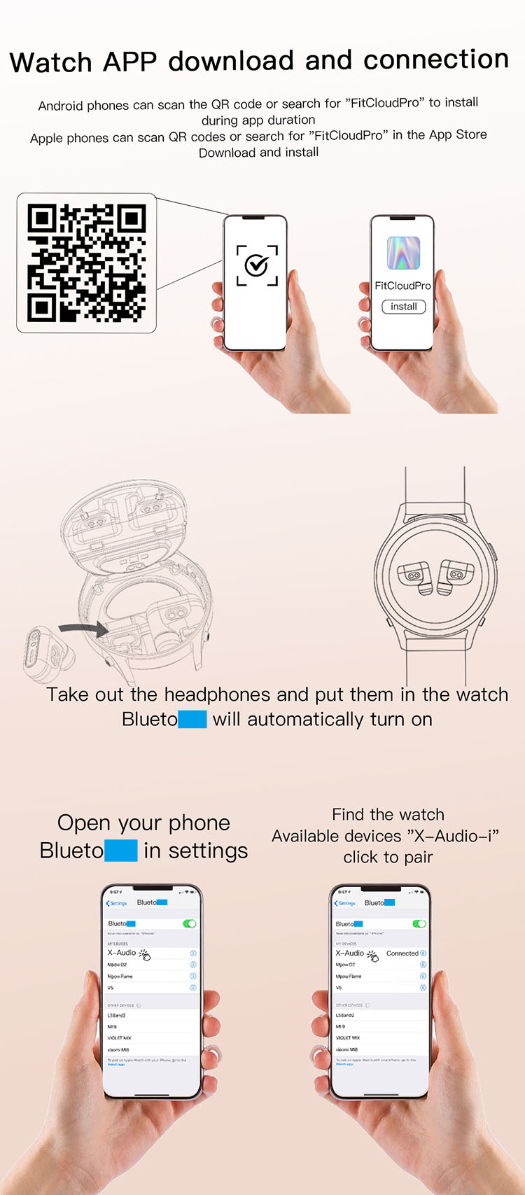 X17mini smart watch ,X17 Mini watch with earbuds ,X17mini Smartwatch with Earbuds ,TWS Smart Watch ,X17 Mini smart watch with earphone ,X17mini earphone smart watch ,smart watch earbuds 2 in 1 ,watch with headphones